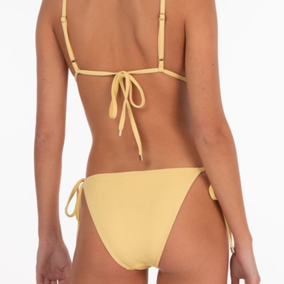 Peony String Pant and String Triangle Top Yellow - Picture 4 of 6